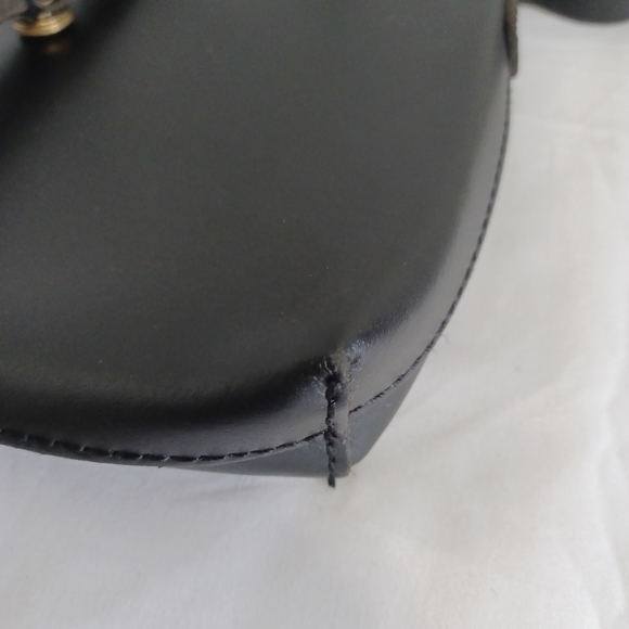 J.CREW Parker crossbody bag black leather - Picture 6 of 10